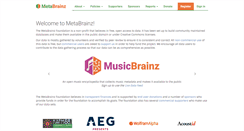 Desktop Screenshot of metabrainz.org